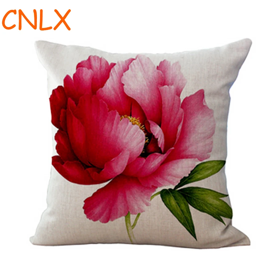 Без внутреннего наполнения оптовая продажа Роза цветочный узор хлопок Пледы