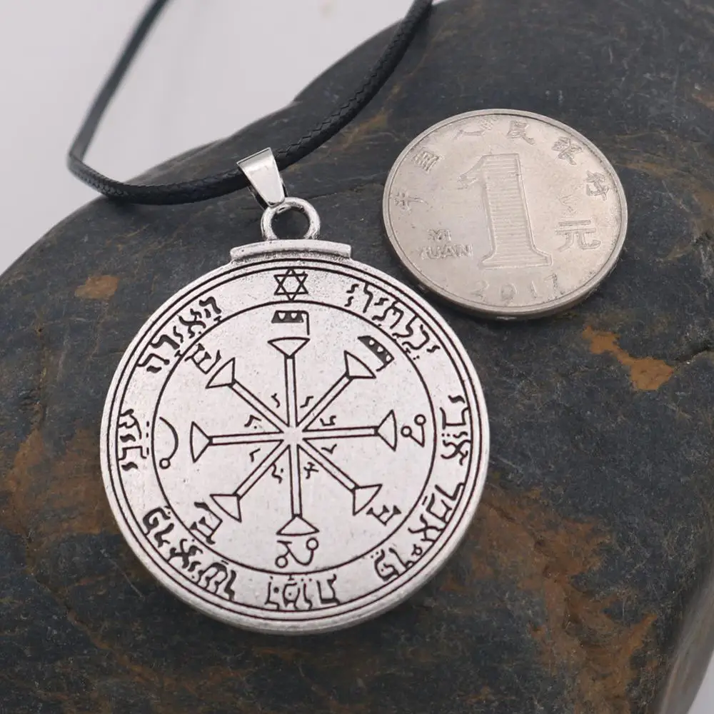 Ожерелье с кулоном в виде винтажной Pentacle Of The солнечный талисман Key Soldier мужские и