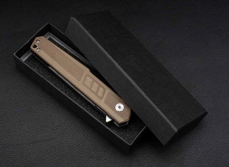 Trskt Kwaiken Флиппер Ножи охотничьи ножи G10 Ручка спасения Выживание Карманный