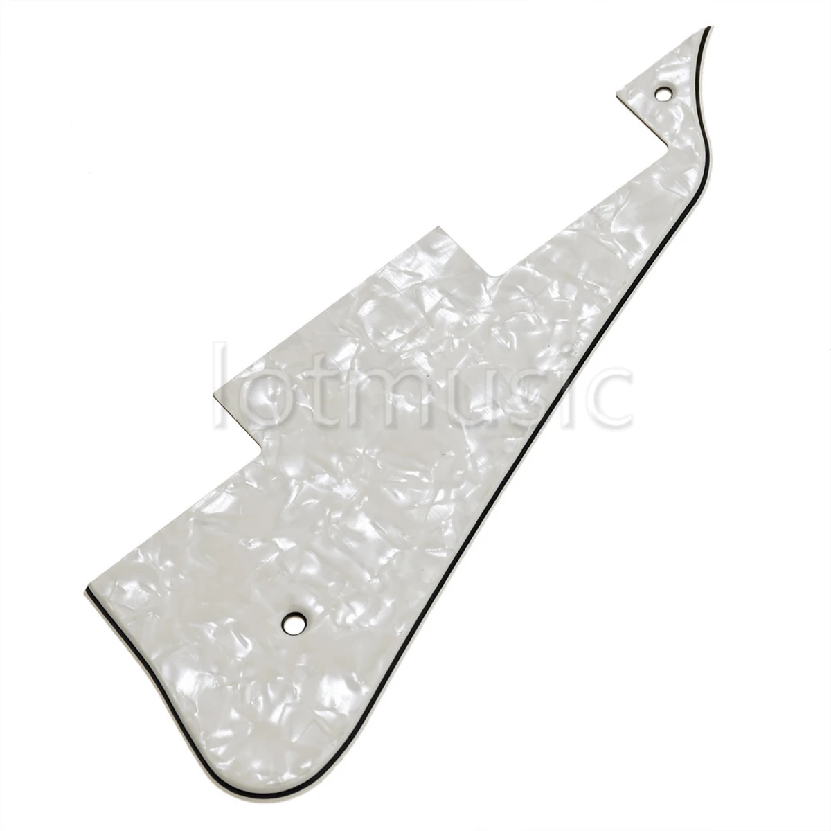 

2Pcs Cream Pearl Pickguard Guitar Backplate 3Ply For Electric Guitar Replacement