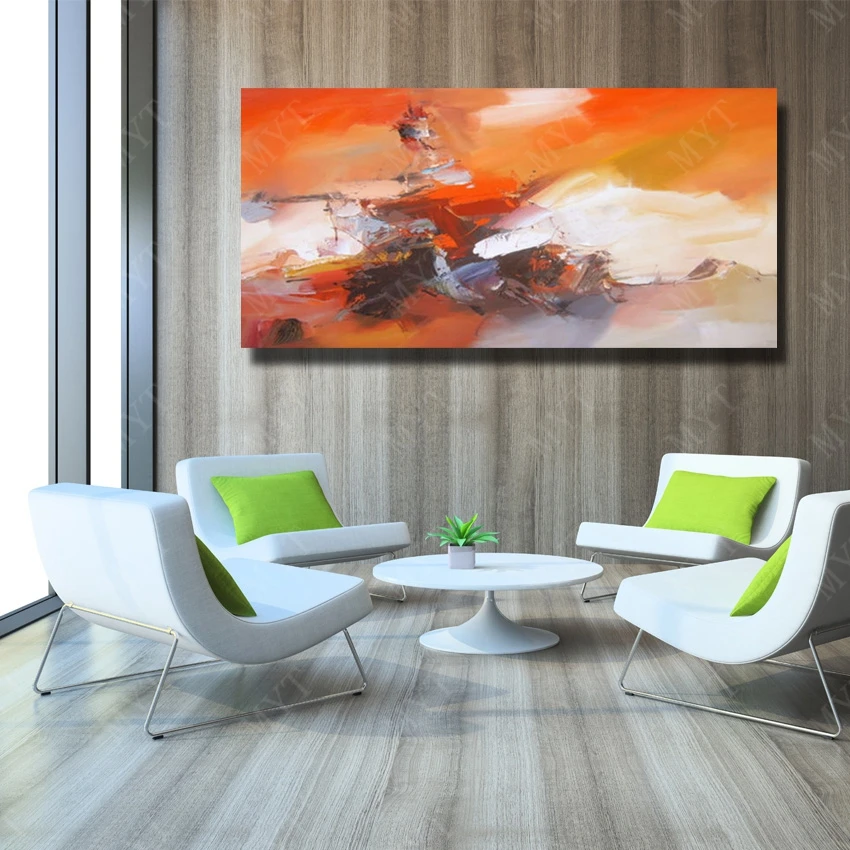 Декоративная настенная живопись ручная работа абстрактная картина маслом на