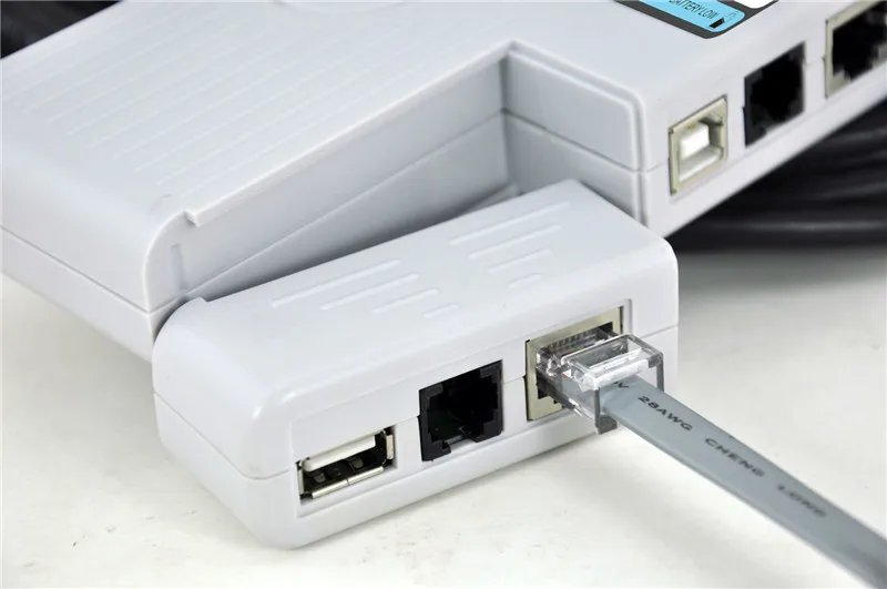Тестер сетевого кабеля RJ45/RJ11/USB/BNC Cat5 Cat6 тестер проводного Кабеля 4 в 1|wire tester|bnc lancat6