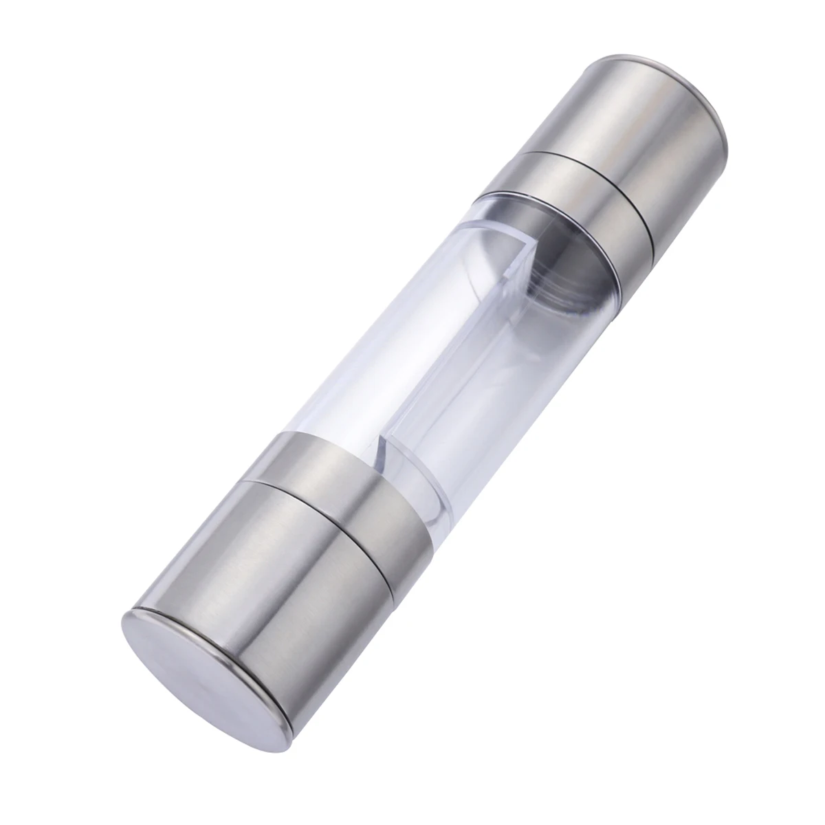 Multi-function Stainless Steel Pepper Grinder Mill Cruchser Manual Hand Crank Twist Top Spice Herb |