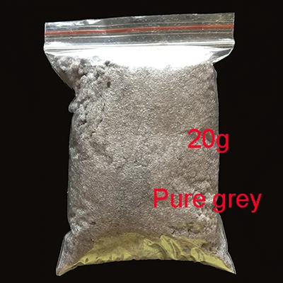 Pure grey 21 20 цветов 20 г/пакет конфеты Декоративный Лак для ногтей DIY Советы Дизайн бархат стекаются Пыль порошок Маникюр бархатный порошок - Цвет: Pure grey 21