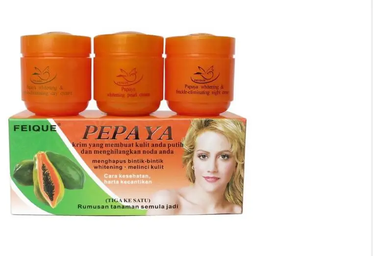 Papaya WHITENINGOR черная кожа для удаления меланина желтая Веснушка пятна CHLOASMA против