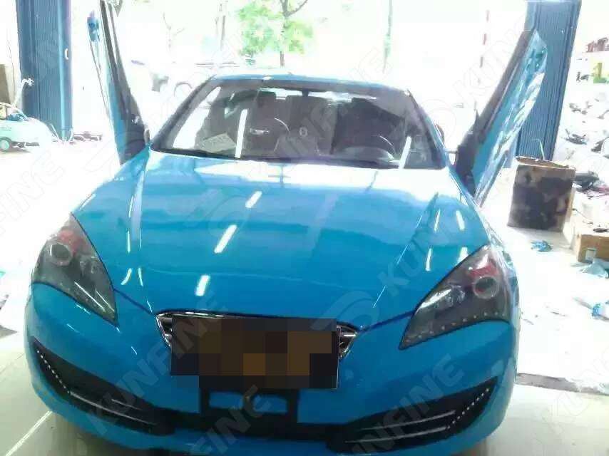 Автомобильный Стайлинг Обёрточная бумага глянцевая светильник синий автомобиль