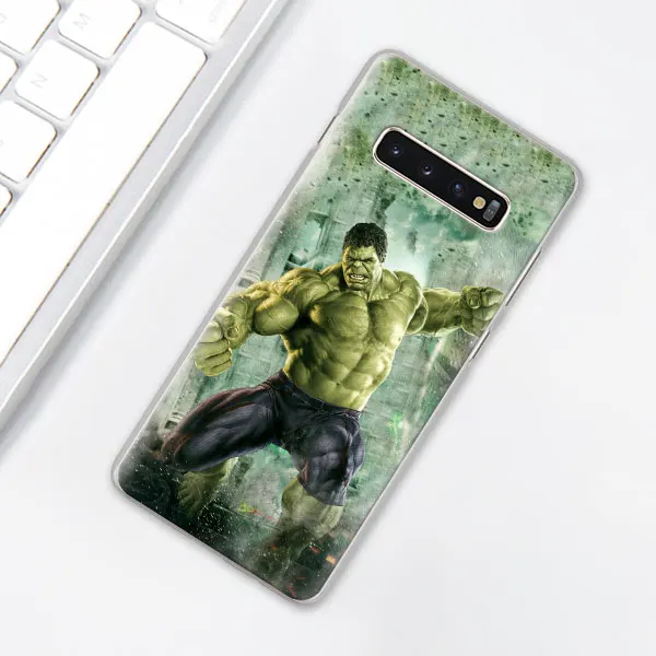 006 Комикс, супергерой "Халк", "крашеный чехол для телефона для samsung Galaxy S10e S10 плюс S7 S8 S9 Plus Note 8 9 M10 M20 M30 жесткий чехол Coque - Цвет: 006