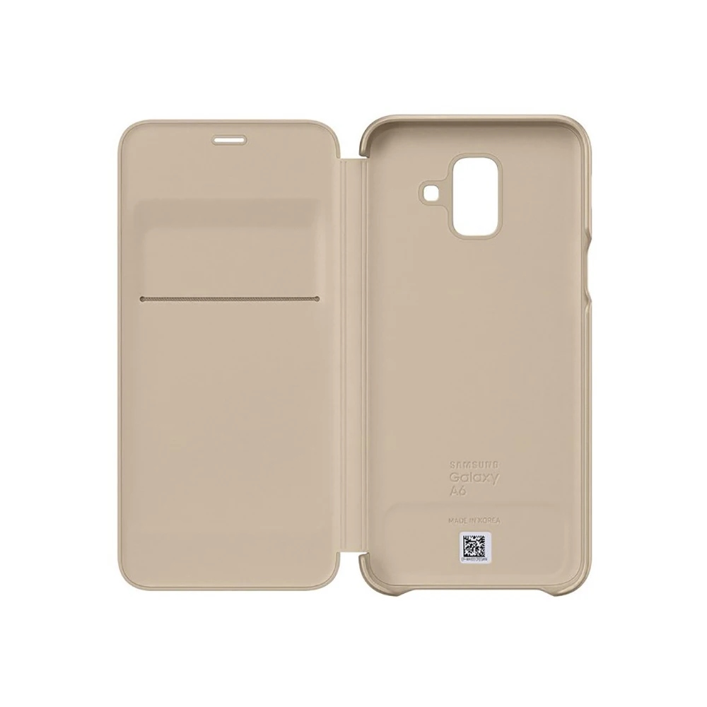 Чехол книжка Samsung EF WA600C Wallet Cover для Galaxy A6 (2018) чёрный|Бамперы| |