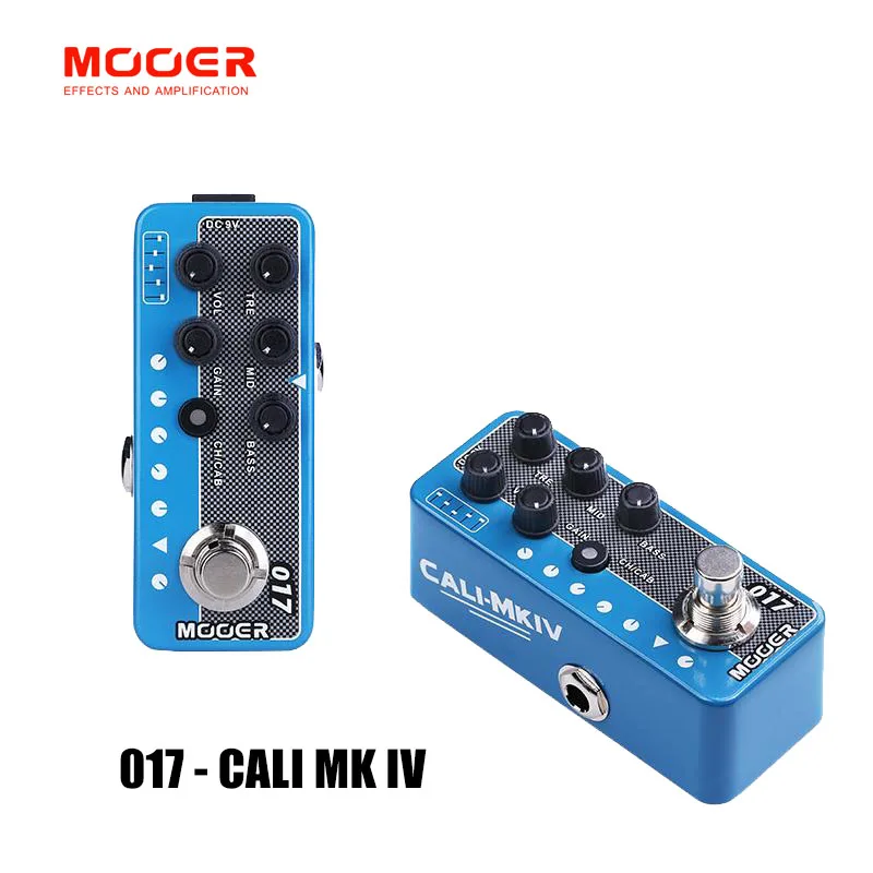 MOOER 017 CALI MK IV гитарная педаль высокого качества двухканальный предусилитель