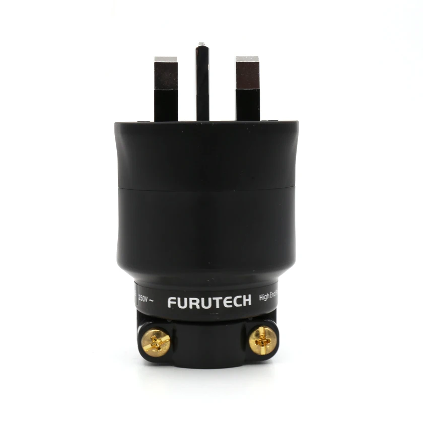 

Hi-end one piece FI-UK 1363(R) UK power plug Rhodium plated For DIY Cable