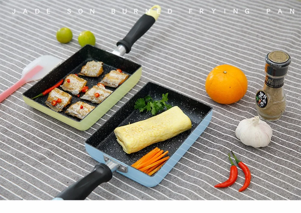 13x18 см японская сковорода Tamagoyaki сковородка для омлета с антипригарным покрытием