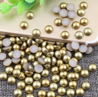10000pcs half round goldsilver pearl bead button for sewing uv epoxy filler resin jewelry making craft nail art accessories