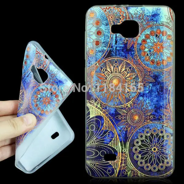 Fashion Translucent Soft TPU Case for ZTE Blade A5 Pro Skin Gel Cover Beautiful Flower |