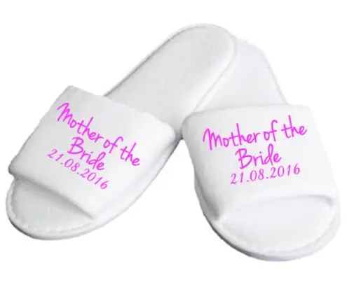 Комплект из 10 пар свадебных тапочек для подружки невесты тапочки девичника