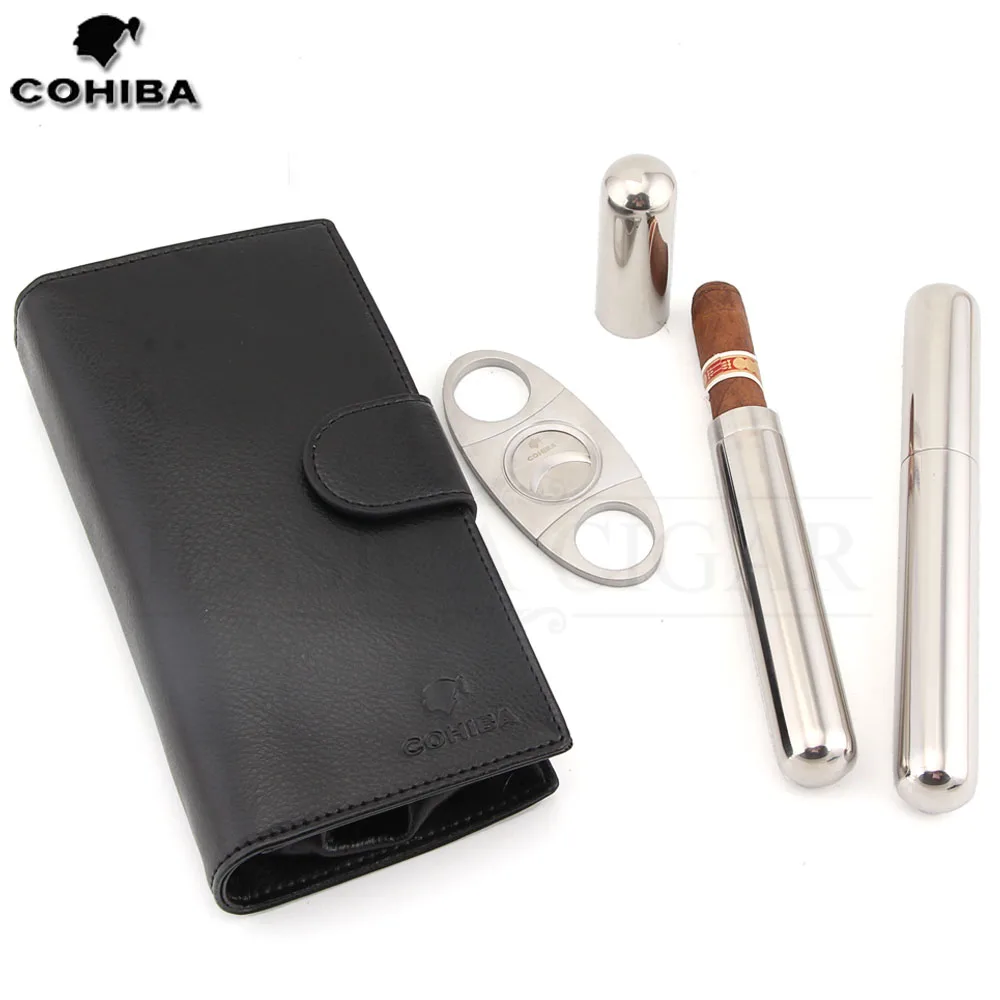 COHIBA элегантный сигары подарочный набор для курения мини металлическая