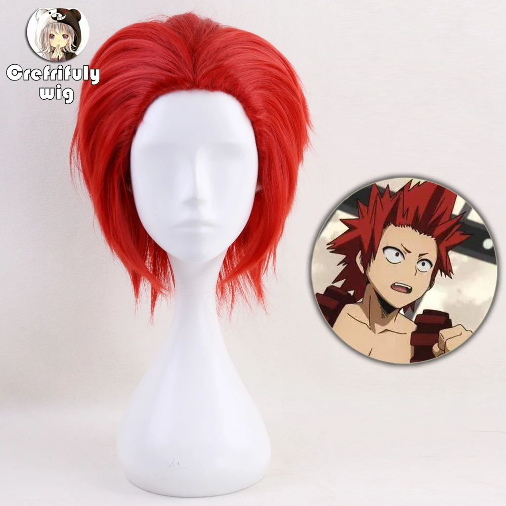 С героями из мультфильма Мой Boku без герой Eijirou киришима эйджиро короткое красное