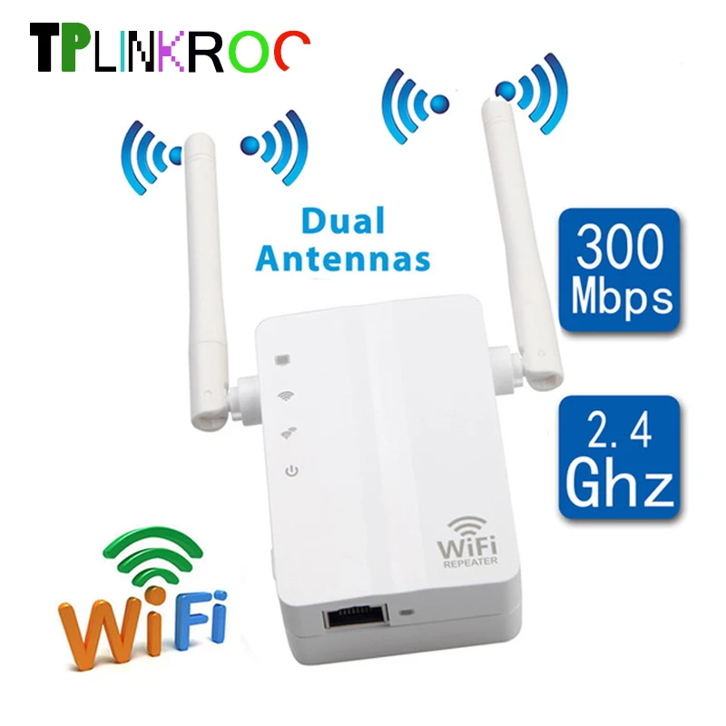 Беспроводной усилитель сигнала TEROW Wi Fi репитер 300 м диапазон Extander 2 4G Repetidor 802.11N/B/G