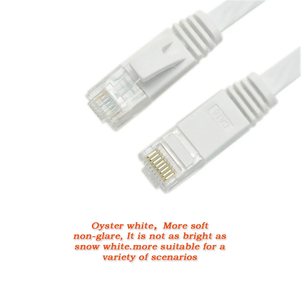 Сетевой кабель UTP CAT6 плоский длиной 0 5 фута 0 15 м 8 фута 25 м 25 штук в партии
