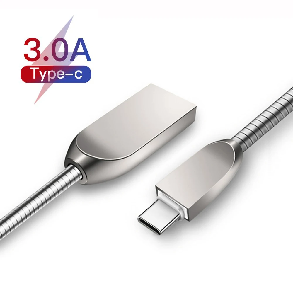 Кабель USB Type c QC 3 0 3A кабель для быстрой зарядки Samsung s10 s9 s8 huawei P30 pro освещения iphone 8 X XS