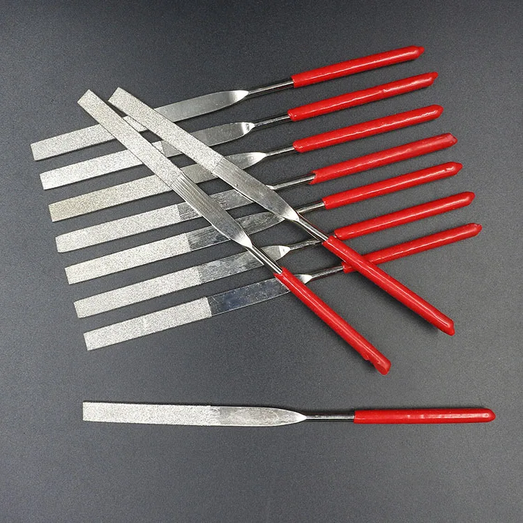 10 Pieces 140mm Diamond Mini Needle File Set Handy Tools for Ceramic Glass Gem Stone Hobbies and Crafts | Инструменты
