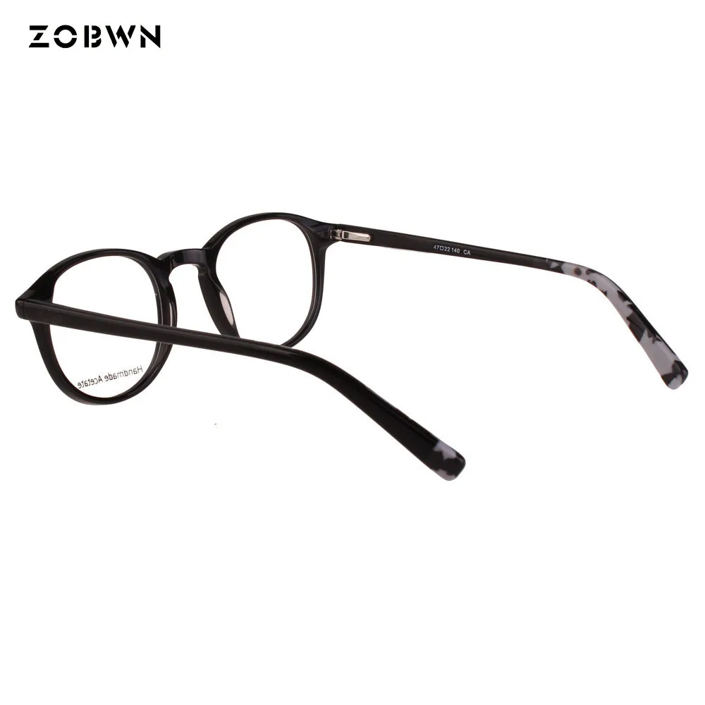 Женские винтажные очки ZOBWN круглые унисекс с оправой в винтажном стиле Oculos de grau