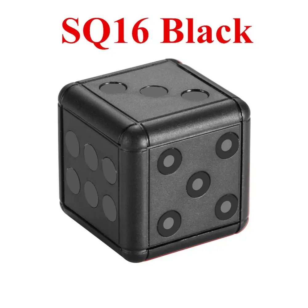 SQ16 Black Ночное видение видео голос Регистраторы SQ11 SQ13 SQ16 SQ19 мини Камера DV Micro спортивные Камера Видеорегистраторы для автомобилей мини Экшн-камера видеокамера - Цвет: SQ16 Black