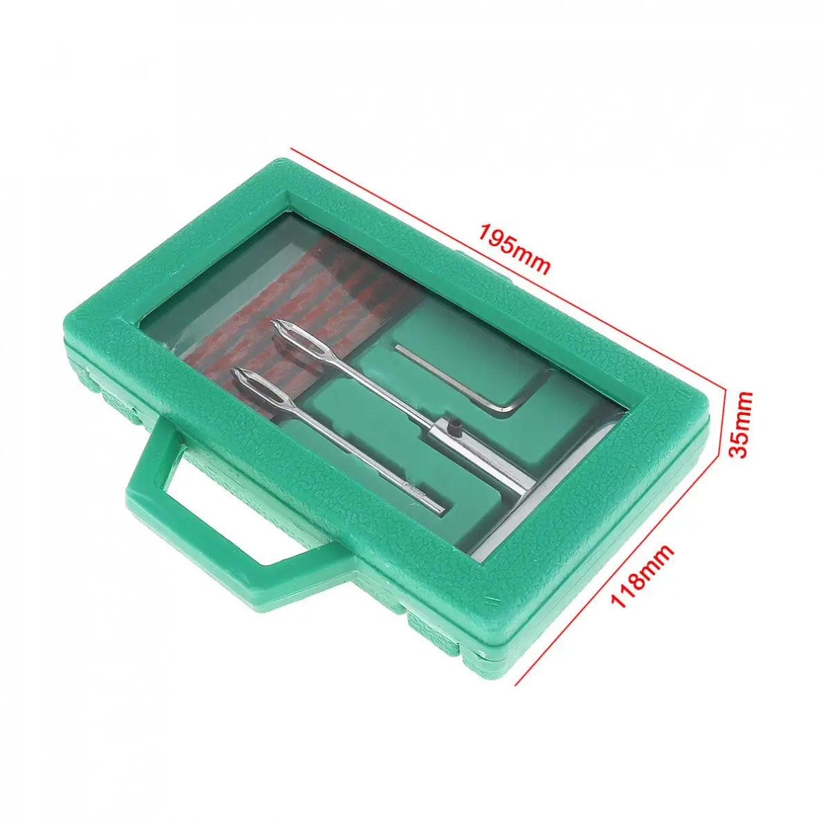 

9pcs Universal Steel Metal Car Vacuum Tire Repair Fast Repairing Tool Kit with 5 Rubber Strip for Car / Motorcycle / Bicycle