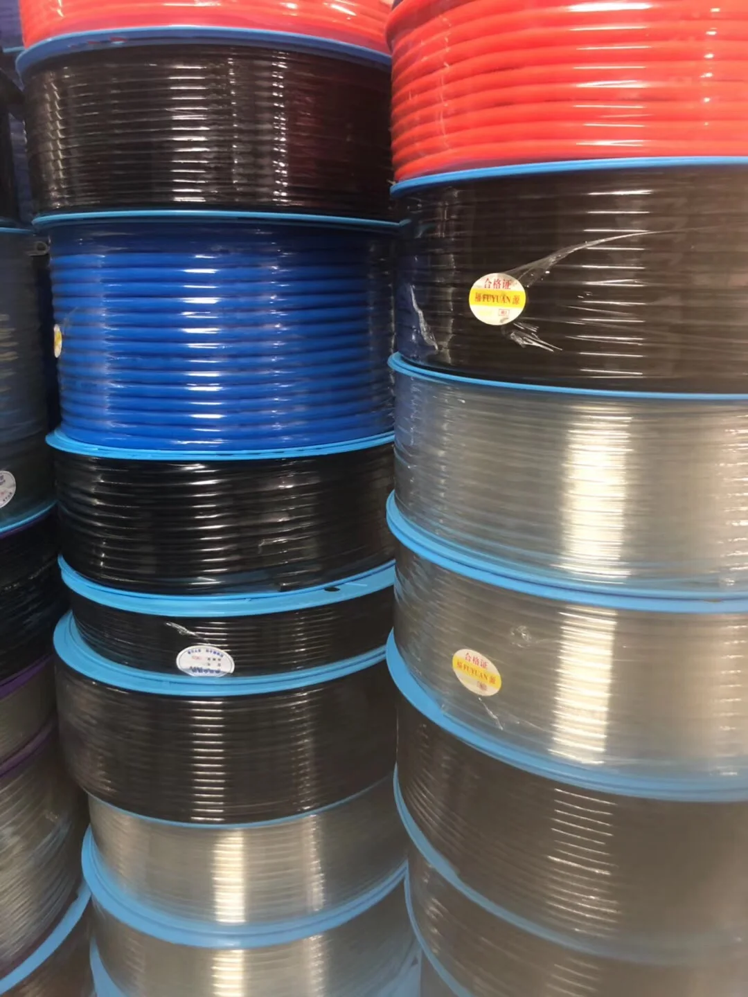 5 meters Minimum purchase 5meters 4mm OD×2.5mm ID 6MM OD 4MM ID 8MM×5MM 10MM×6.5MM 12MM×8MMc pipe tube Blue Red Transparent