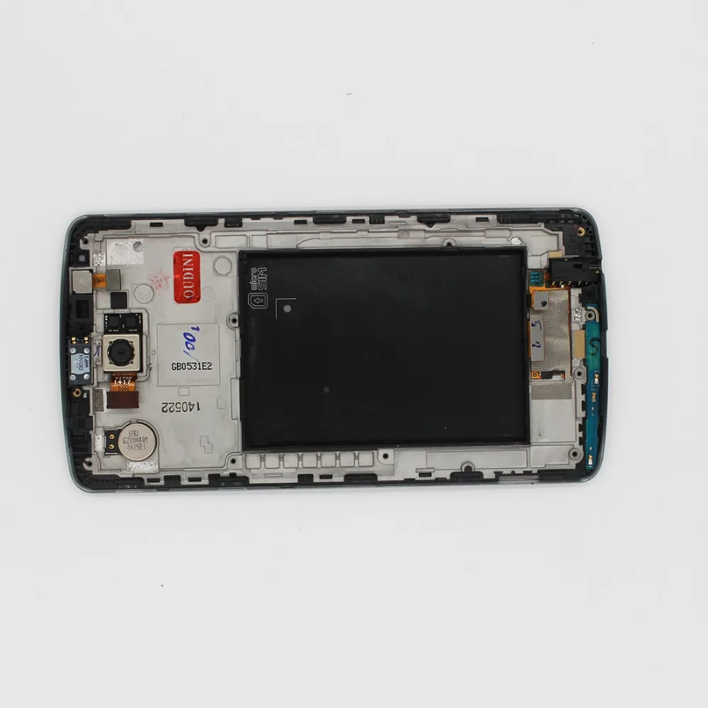 Oudini 100% оригинальный для LG G3 ЖК дисплей Сенсорный экран планшета с заменой кадров