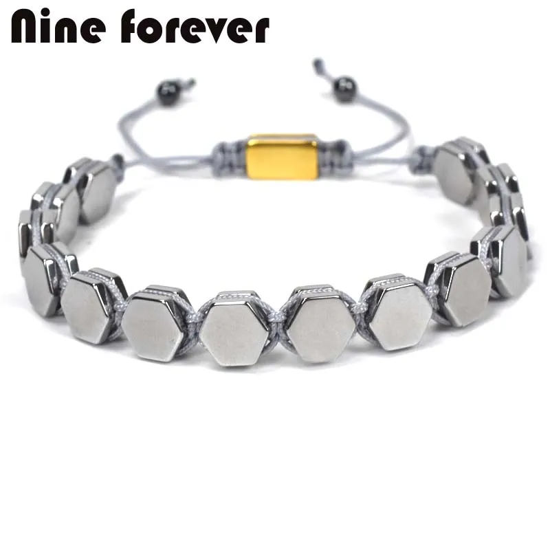 Женский браслет с камнями Nine forever браслеты макрамом и плетением ювелирные