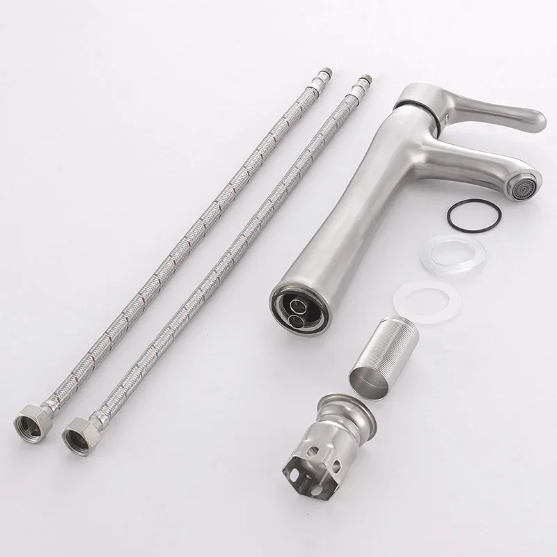 Высококачественный смеситель для ванной комнаты с одной ручкой без никеля