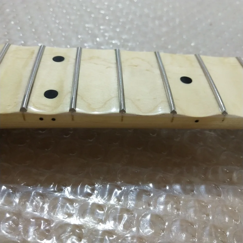 Обратный головной убор полная зубчатая гитара Шея для ST замена 22 Fret Maple|Гитары| |