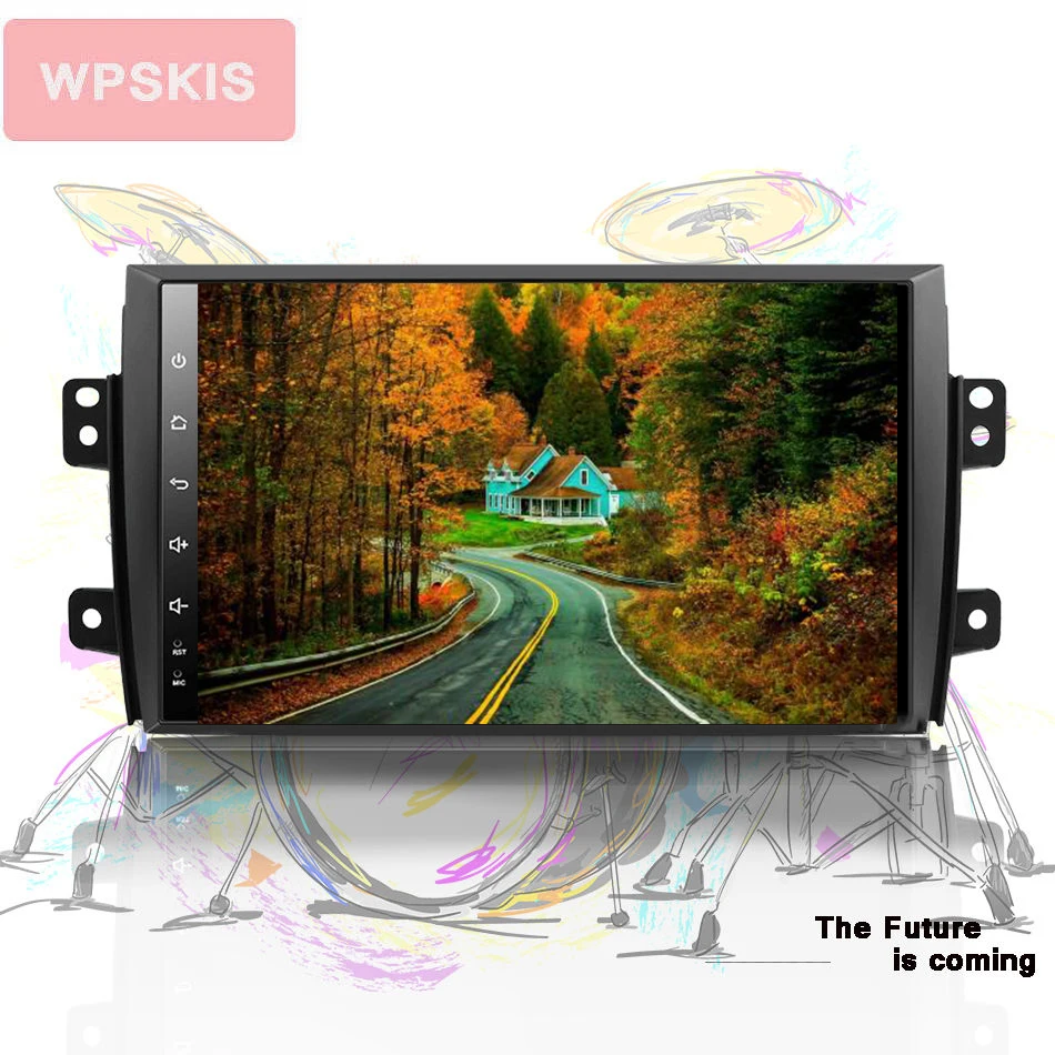 Octa Core 2 din Android 10 0 автомобильный dvd плеер для Suzuki SX4 2006 2007 2008 2009 2010 2011 2012 2013