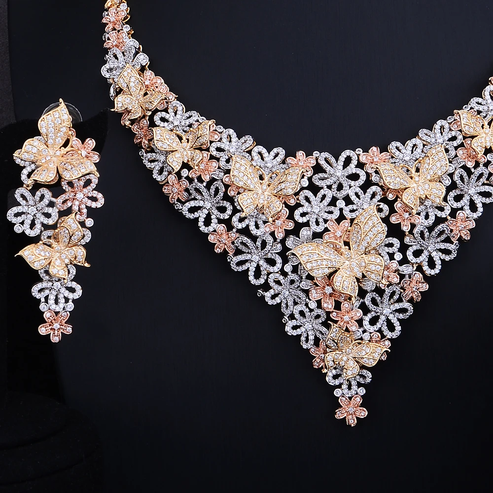 

GODKI Luxury Nigerian Bridal jewelry set with clip Earring Cubic Zirconia african beads jewelry set For Women Wedding