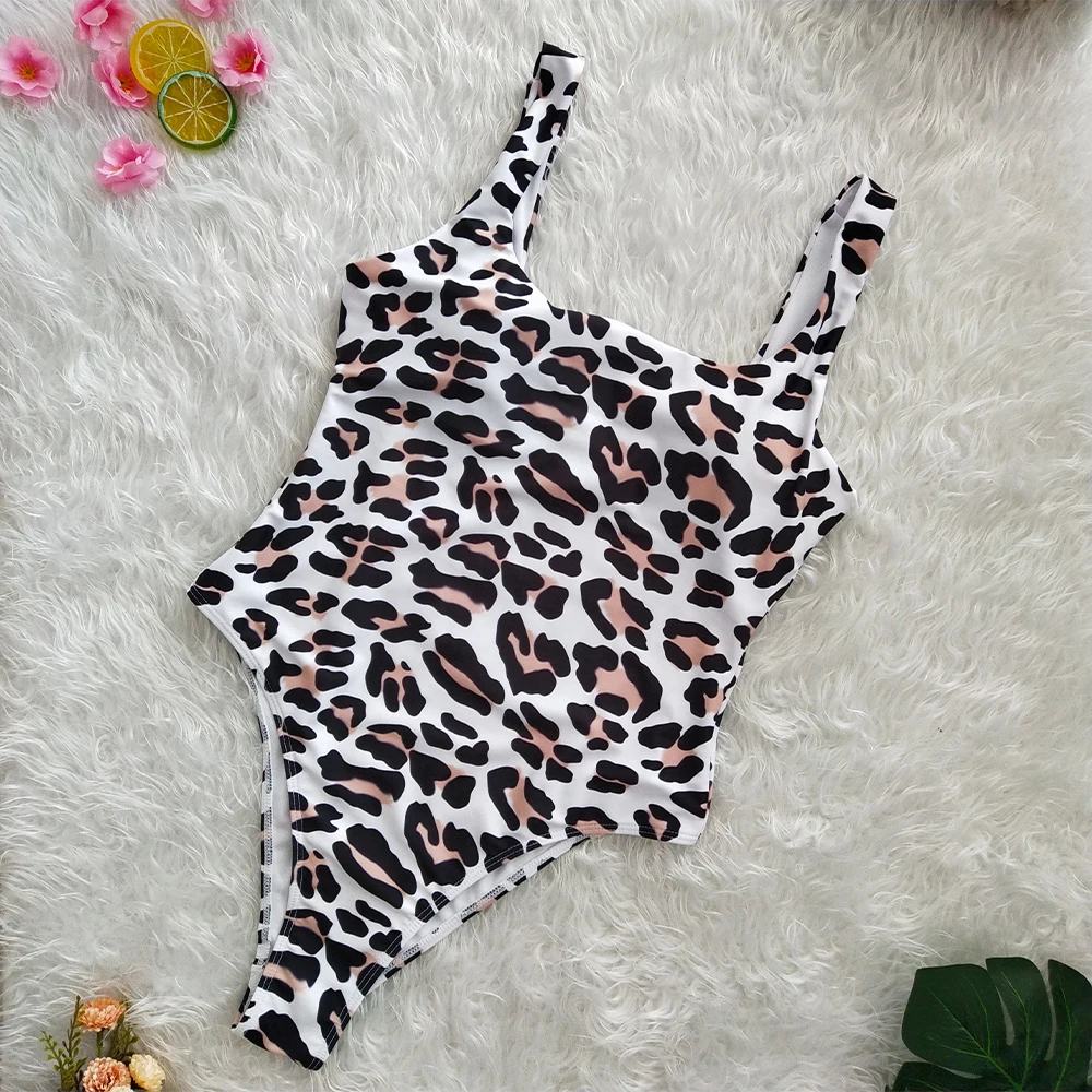 OMKAGI Цельный купальник с животным принтом сексуальный женский Maillot De Bain Femme