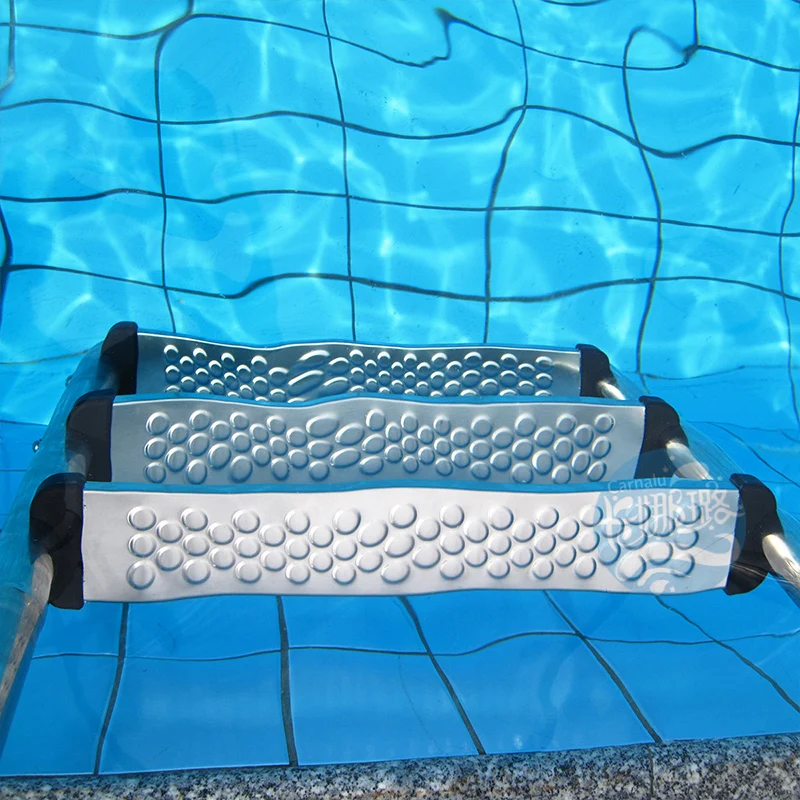 Бассейн лестницы качество шаг 3 протектора из нержавеющей стали в ниже над землей