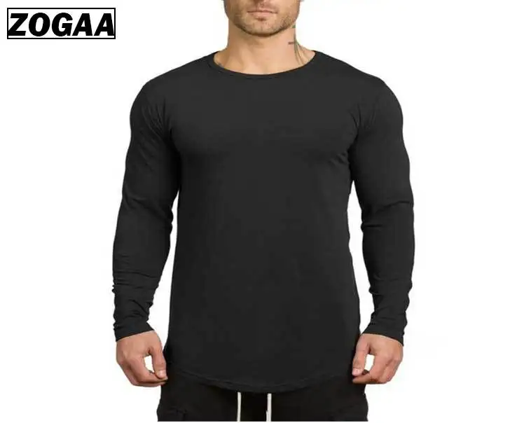 Men's Cotton Fitness T-shirt Sweat Quick-drying Breathable no logo Fashion Tops for Summer 2019 | Мужская одежда