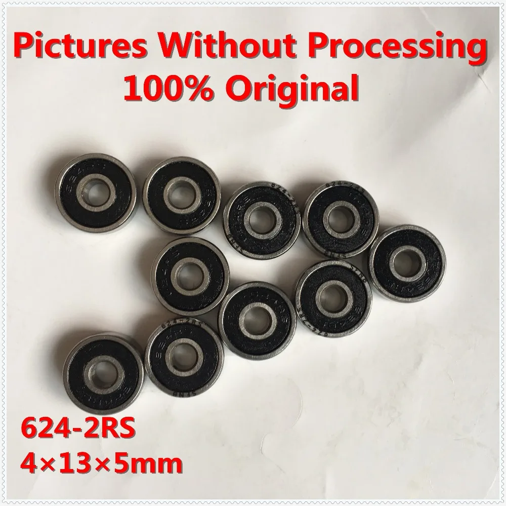 624-2RS Bearing 10PCS 4x13x5 mm 624 RS 2RS Miniature Ball Bearings MINI deep groove ball bearing with high quality | Обустройство