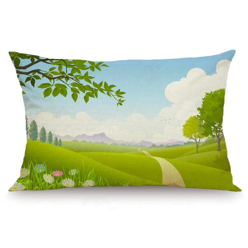 XUNYU 30X50 см/40x60 см наволочка с цветами из мультфильма для детской комнаты
