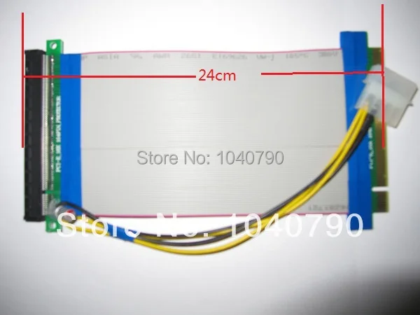 10 шт./лот 24 см PCI E Express X16 Riser Card гибкий ленточный удлинитель Кабель с
