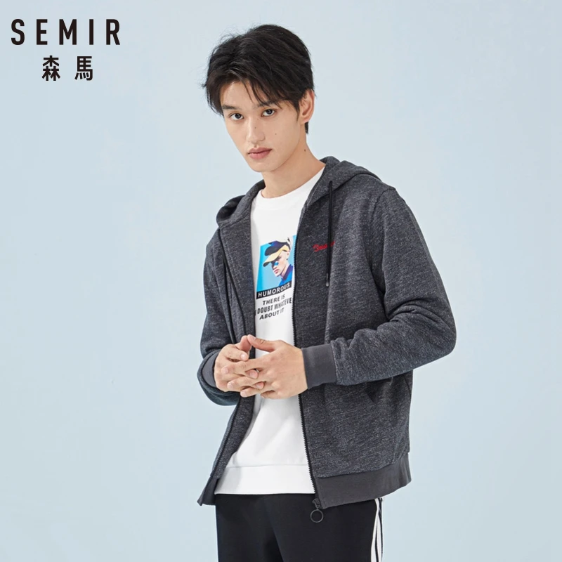 SEMIR спортивная куртка для мужчин с капюшоном карманами мальчиков мужские