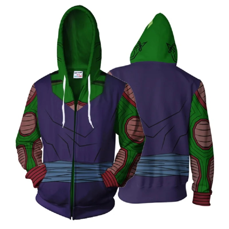 BIANYILONG Новинка осени зимы 2019 толстовки с 3D принтом Dragon Ball Z Piccolo косплей толстовка