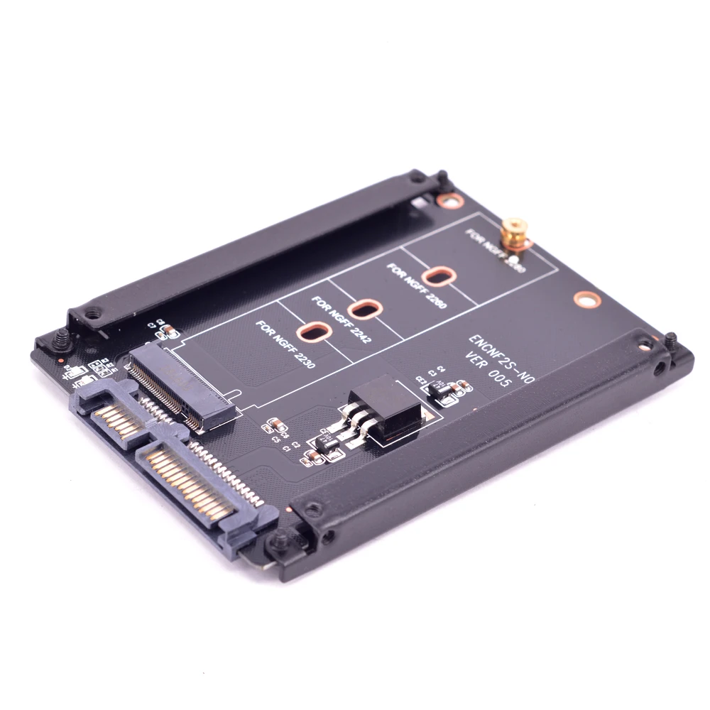 Адаптер M.2 SSD на 2 5 дюйма SATA 6 B Key Socket M2 convert to 22Pin 3 0 card поддерживает 2280 2260 2242 2230|Платы