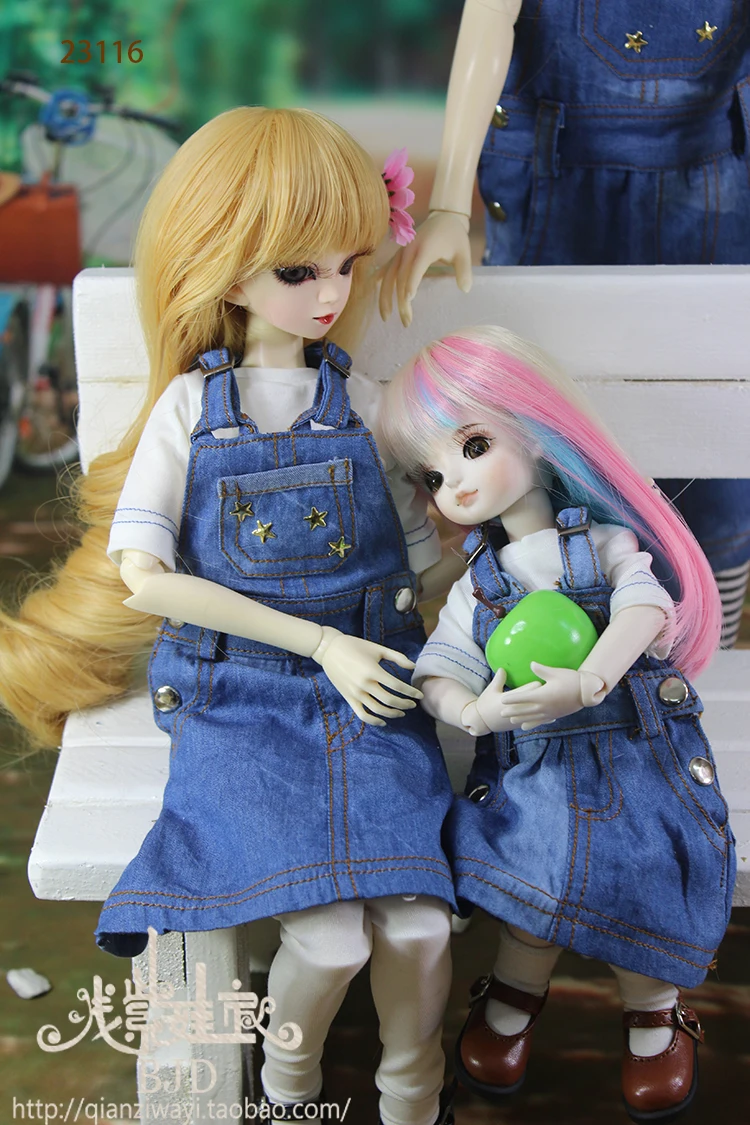 1/6 1/4 1/3 scale BJD clothing accessories T-shirt+Denim skirt set for BJD/SD doll Not included shoes wig 1541 | Игрушки и хобби