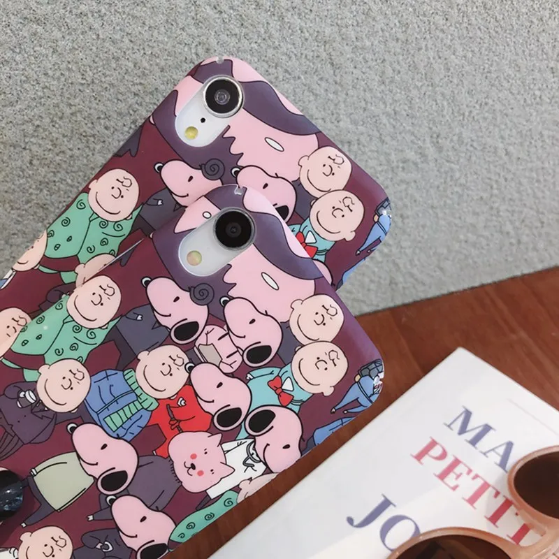 Чехол для iphone 6 s 7 8 Plus жесткий чехол с рисунком из мультфильма Все включено XS Max XR X |