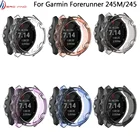 Чехол для часов Garmin Forerunner 245 м245 ТПУ, защитный чехол для браслета, сменный противоударный прозрачный чехол Чехол для смарт часов