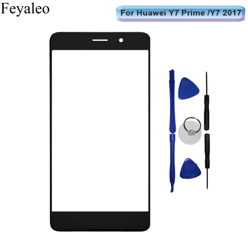 Внешнее стекло переднего экрана для Huawei Y7/Y7 Prime (2017) TRT LX2 Nova Lite + запасная сенсорная