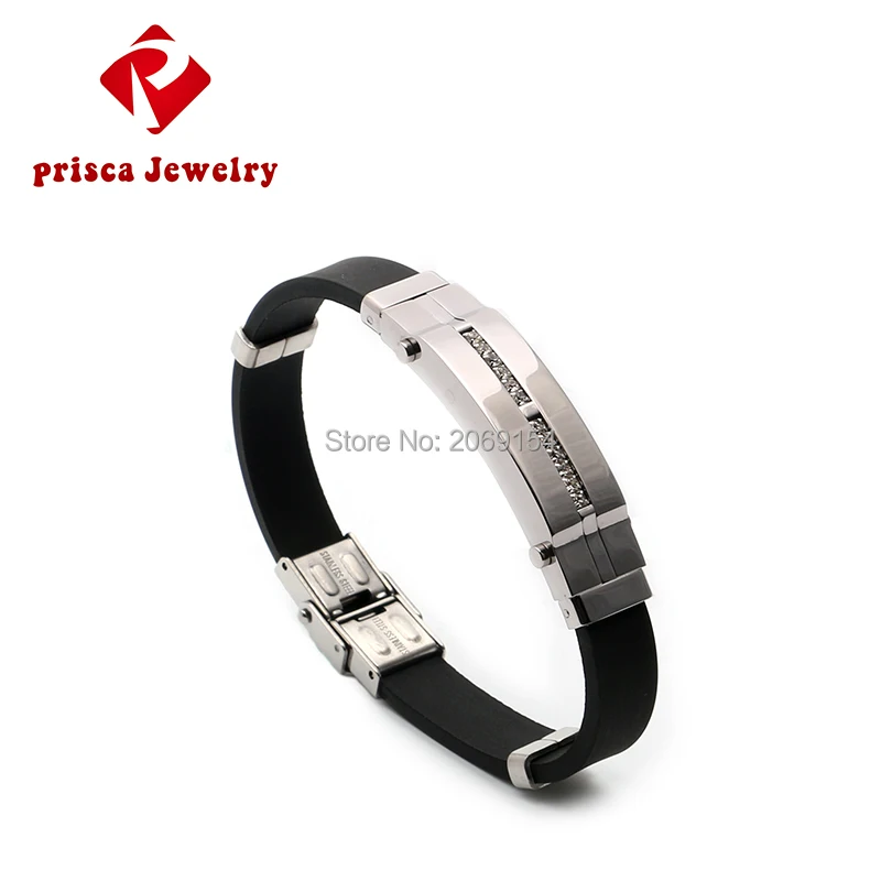 Ювелирный Браслет очаровательный модный браслет классический силиконовый