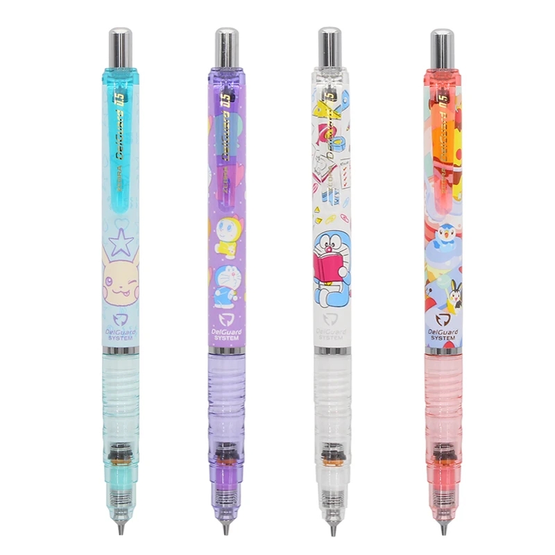 Limited Japan ZEBRA Doraemon& Bikachu Mechanical Pencil Continuous Lead Mechanical Pencil MA85 Mechanical Pencil 0.5mm 1PCS