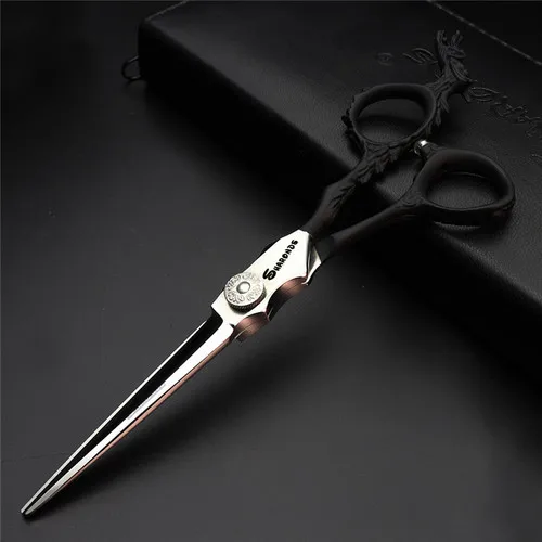 Style A Cut Оригинальные новые Парикмахерские ножницы Профессиональные 6 дюймов Парикмахерские ножницы стилист специальные ножницы плоские зубы ножницы - Цвет: Style A Cut